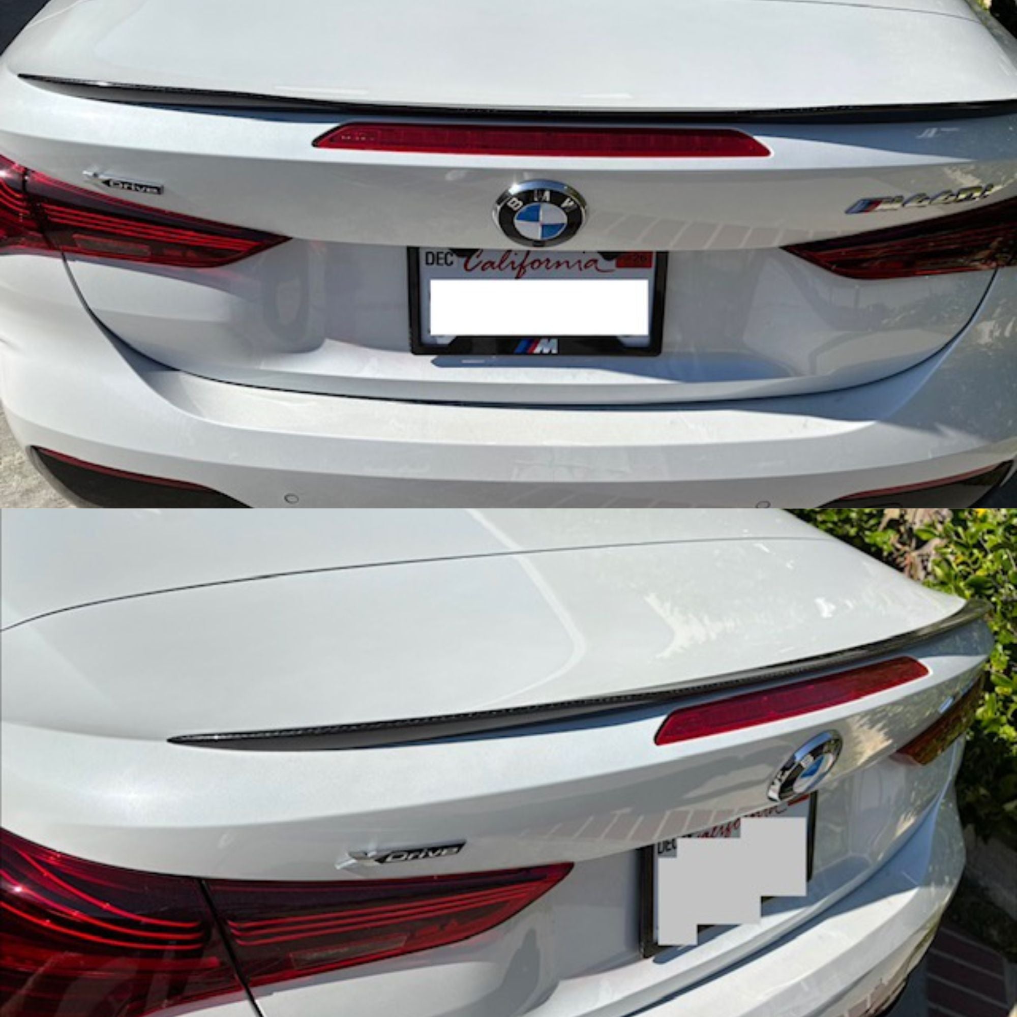 BMW 4 Series G23 / M4 G83 Convertible Pre-Preg Dry Carbon Fibre MP Style Rear Spoiler By OPTIC (2020-2024)