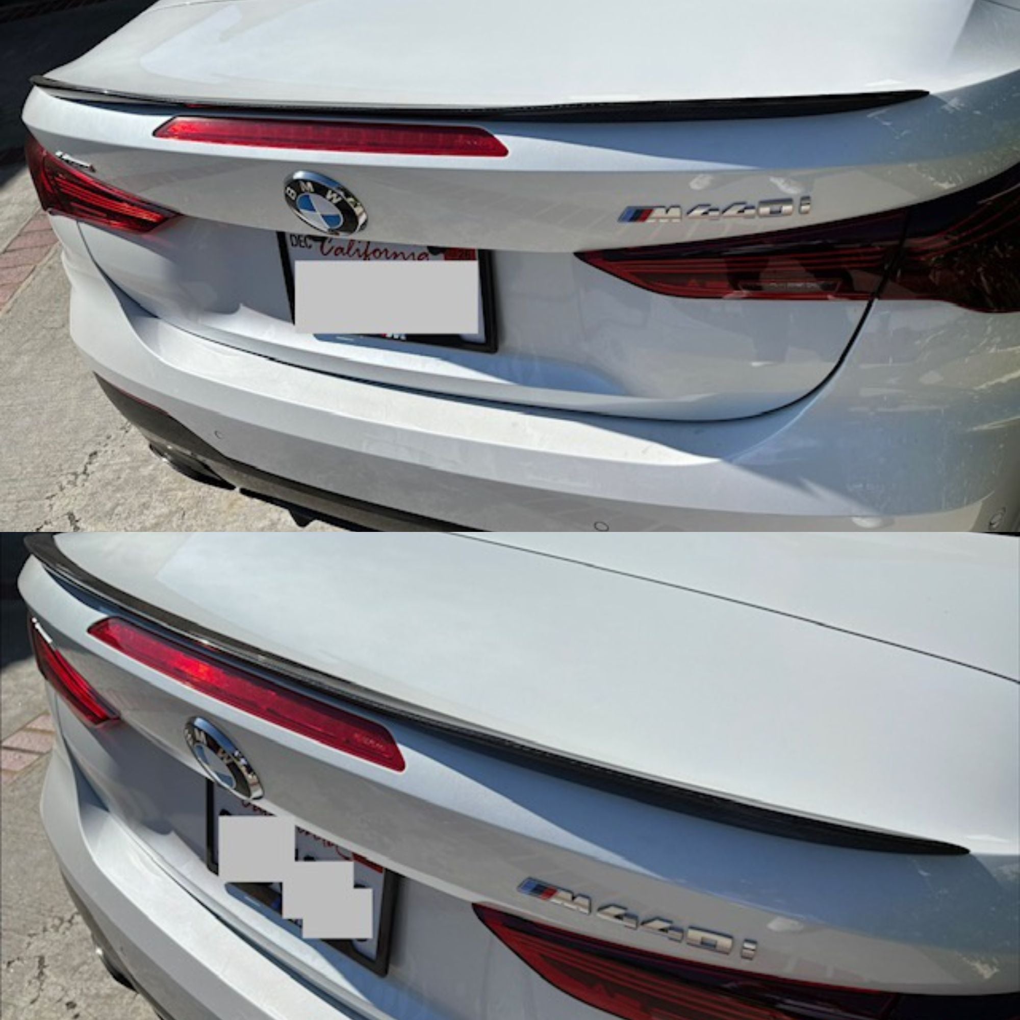BMW 4 Series G23 / M4 G83 Convertible Pre-Preg Dry Carbon Fibre MP Style Rear Spoiler By OPTIC (2020-2024)