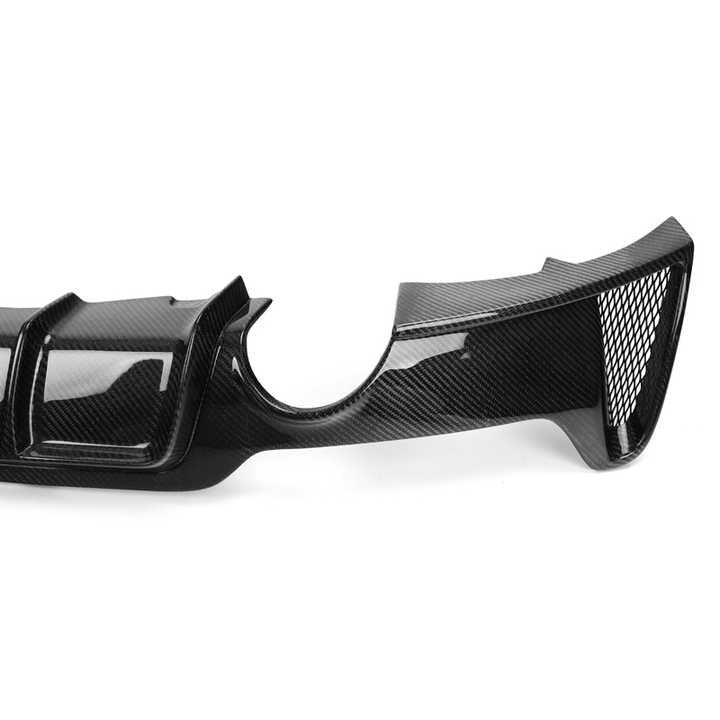 BMW 4 Series F32 F33 F36 Dual Exhaust Carbon Fibre M Performance Style Rear Diffuser (2014-2019)