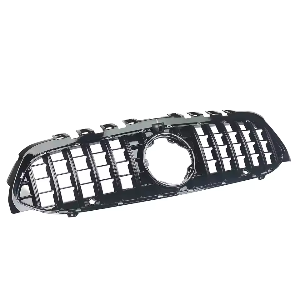 Mercedes A-Class W177 Gloss Black Panamericana GT Style Grill (2018-2022)