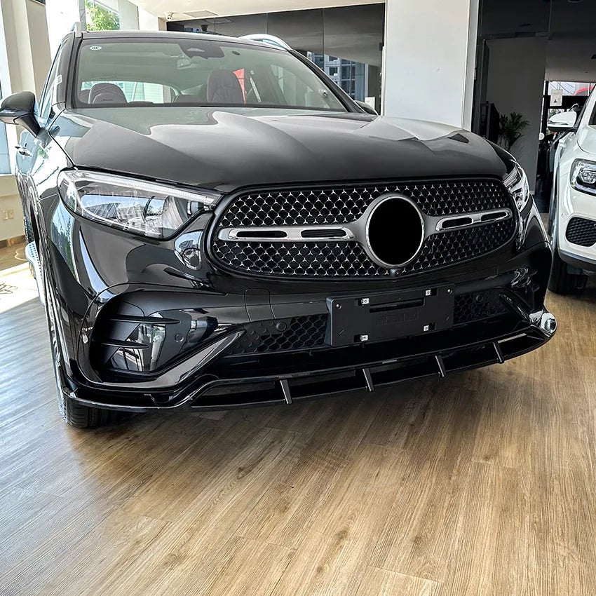 Mercedes GLC X254/C254 Gloss Black Front Lip Splitter (2023+)