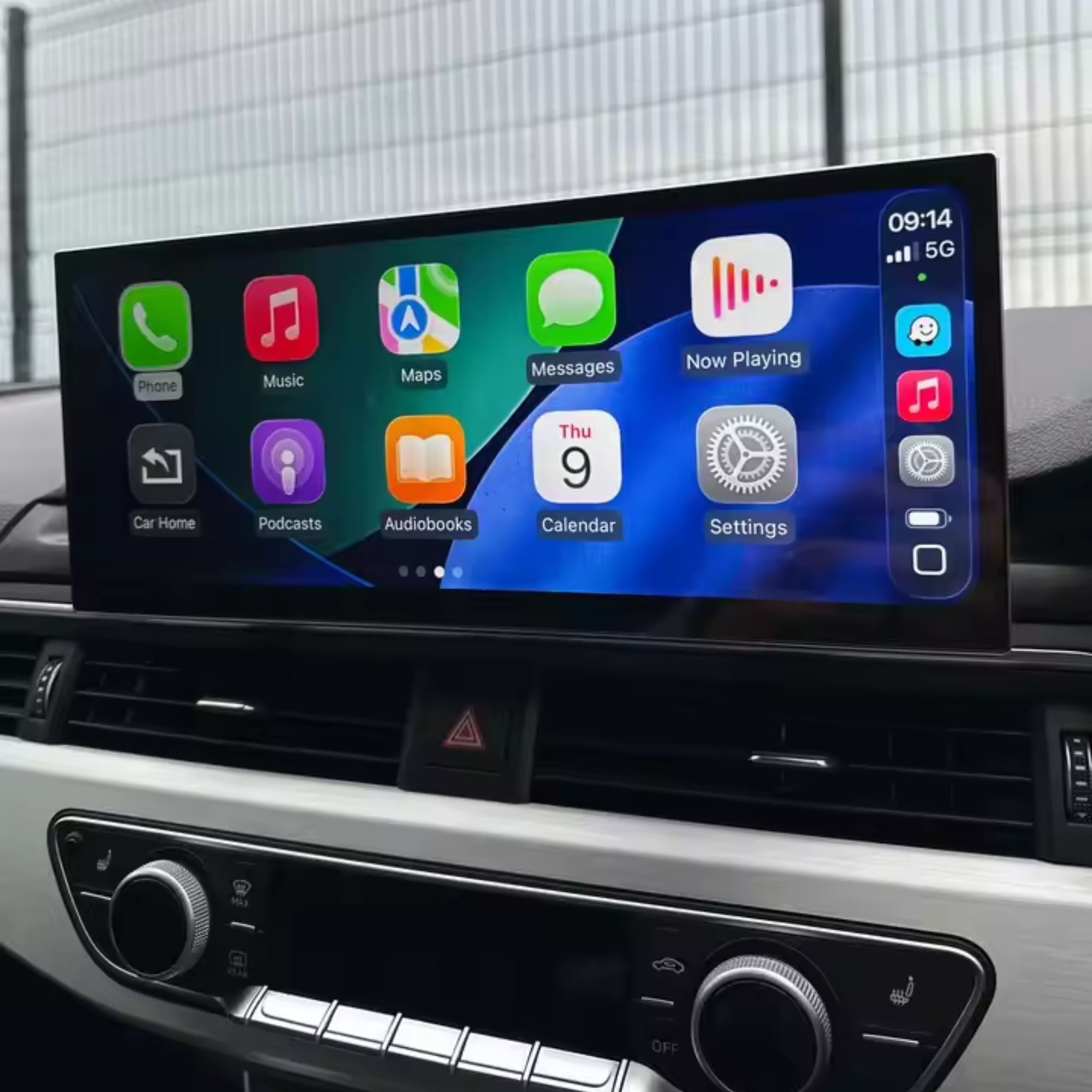Audi A4/S4/RS4 A5/S5/RS5 B9 | 12.3" Apple CarPlay/Android Auto Touchscreen Display | (2016-2019)