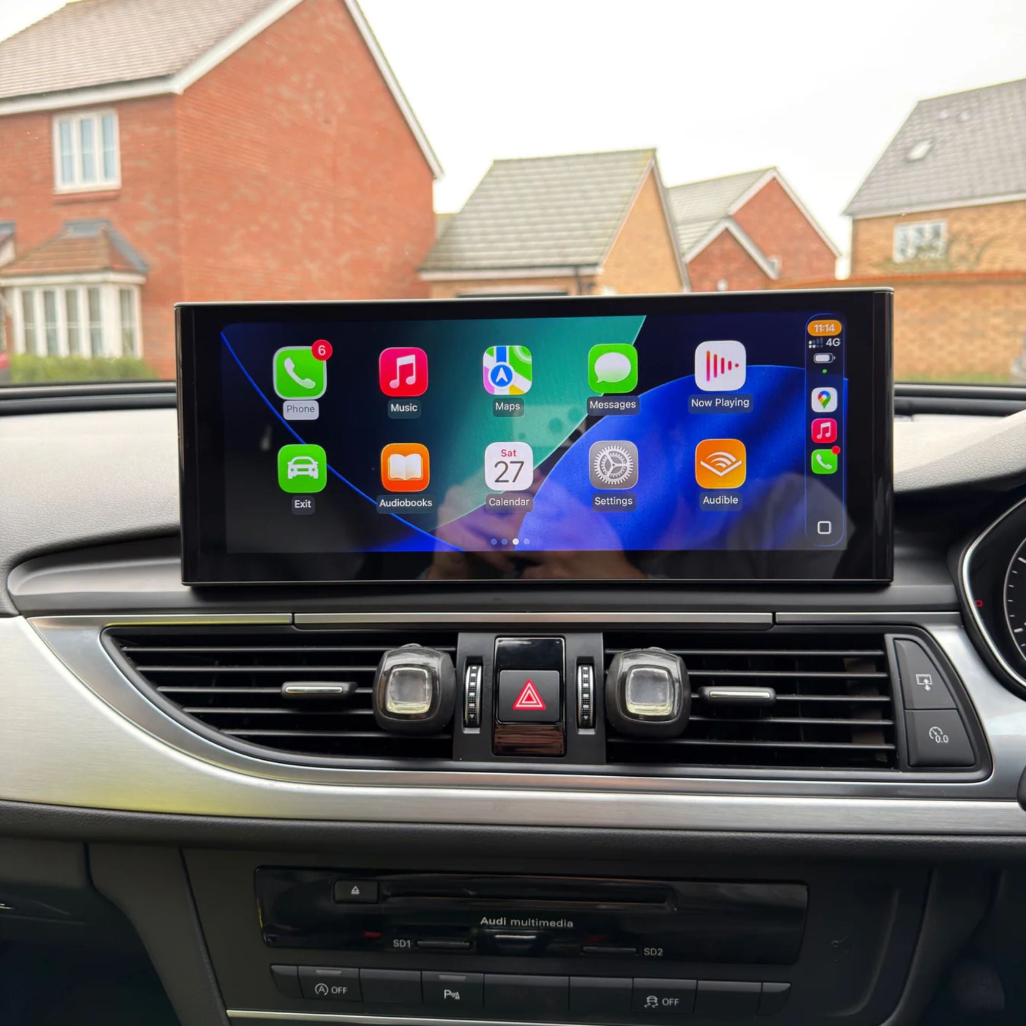 Audi A6/S6/RS6 A7/S7/RS7 C7/C7.5 | 12.3" Apple CarPlay/Android Auto Touchscreen Display | (2011-2018)