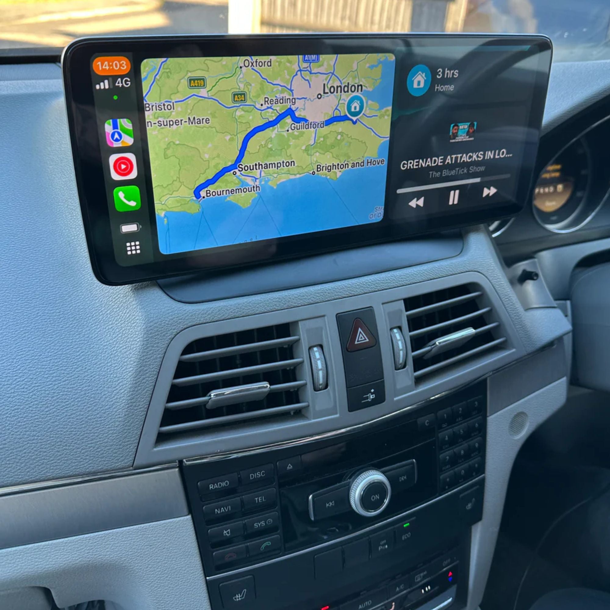 Mercedes E-Class W212 | 12.3" Apple CarPlay/Android Auto Touchscreen Display | (2009-2016)