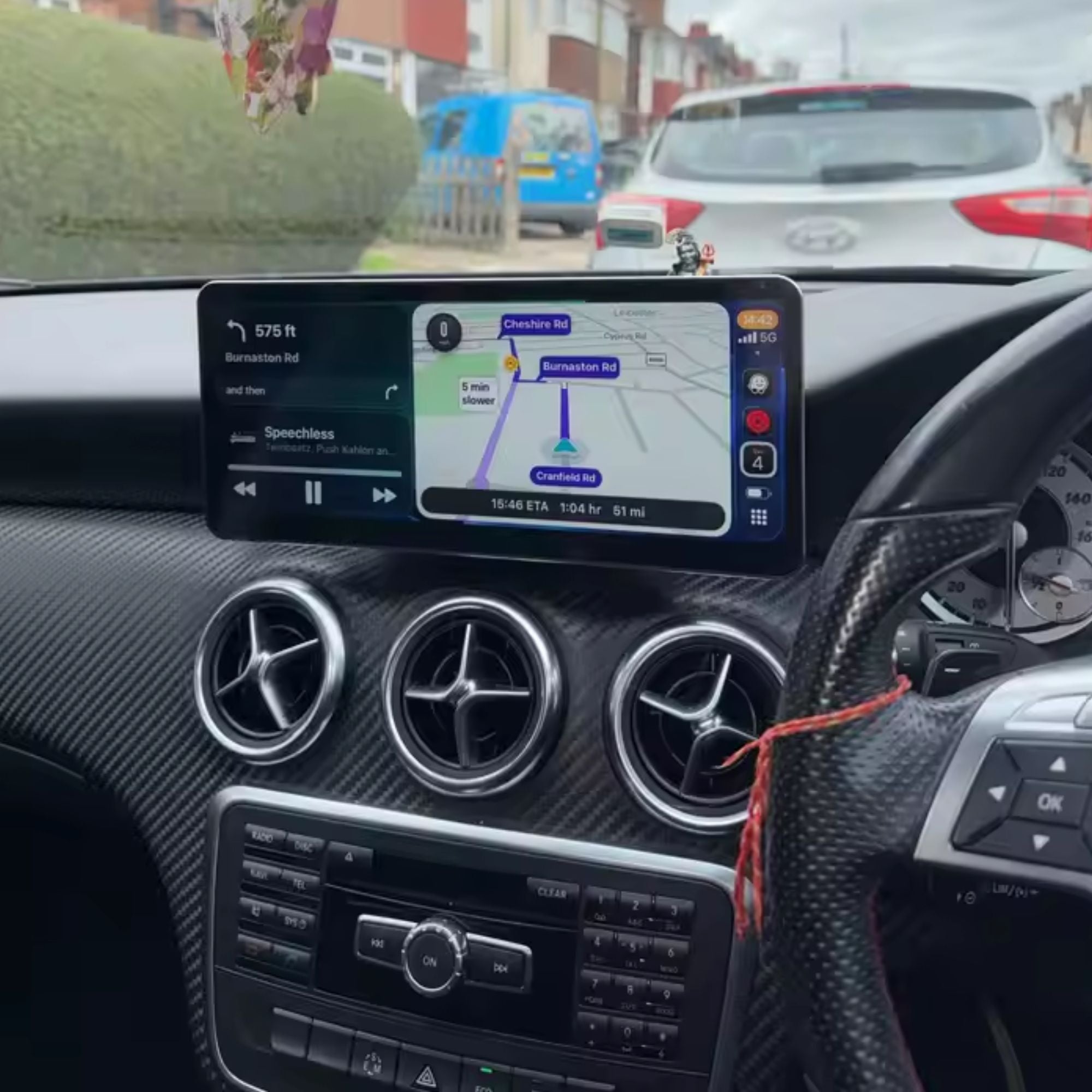 Mercedes A/CLA/GLA Class | W176/C177/X156 | 12.3" Apple CarPlay/Android Auto Touchscreen Display | (2013-2018)