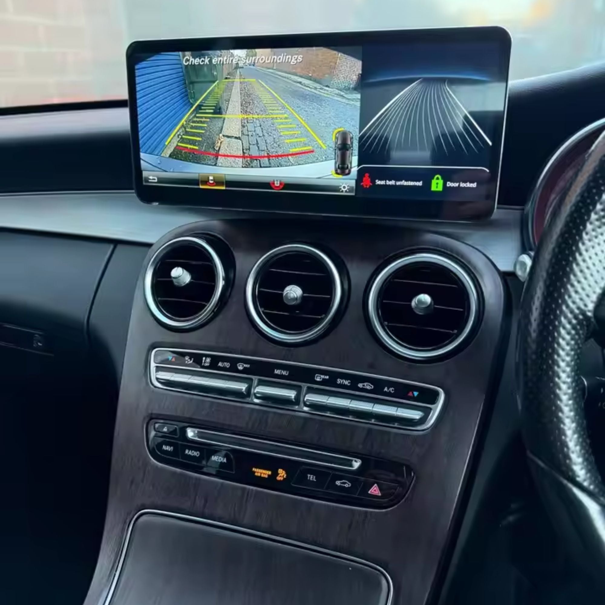 Mercedes C/GLC Class | W205/X253 | 12.3" Apple CarPlay/Android Auto Touchscreen Display | (2014-2019)