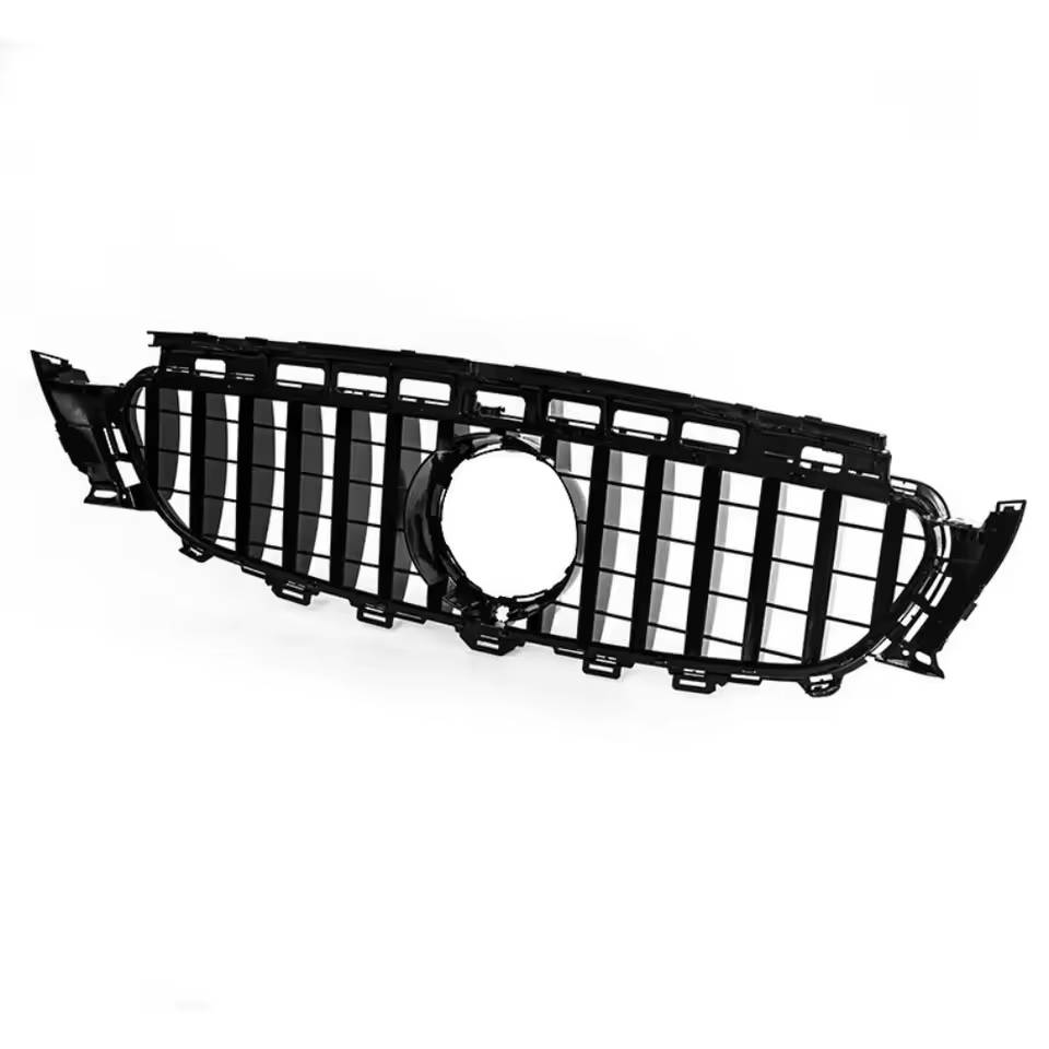 Mercedes E-Class W213 Gloss Black Panamericana GT Style Grill (2016-2020)