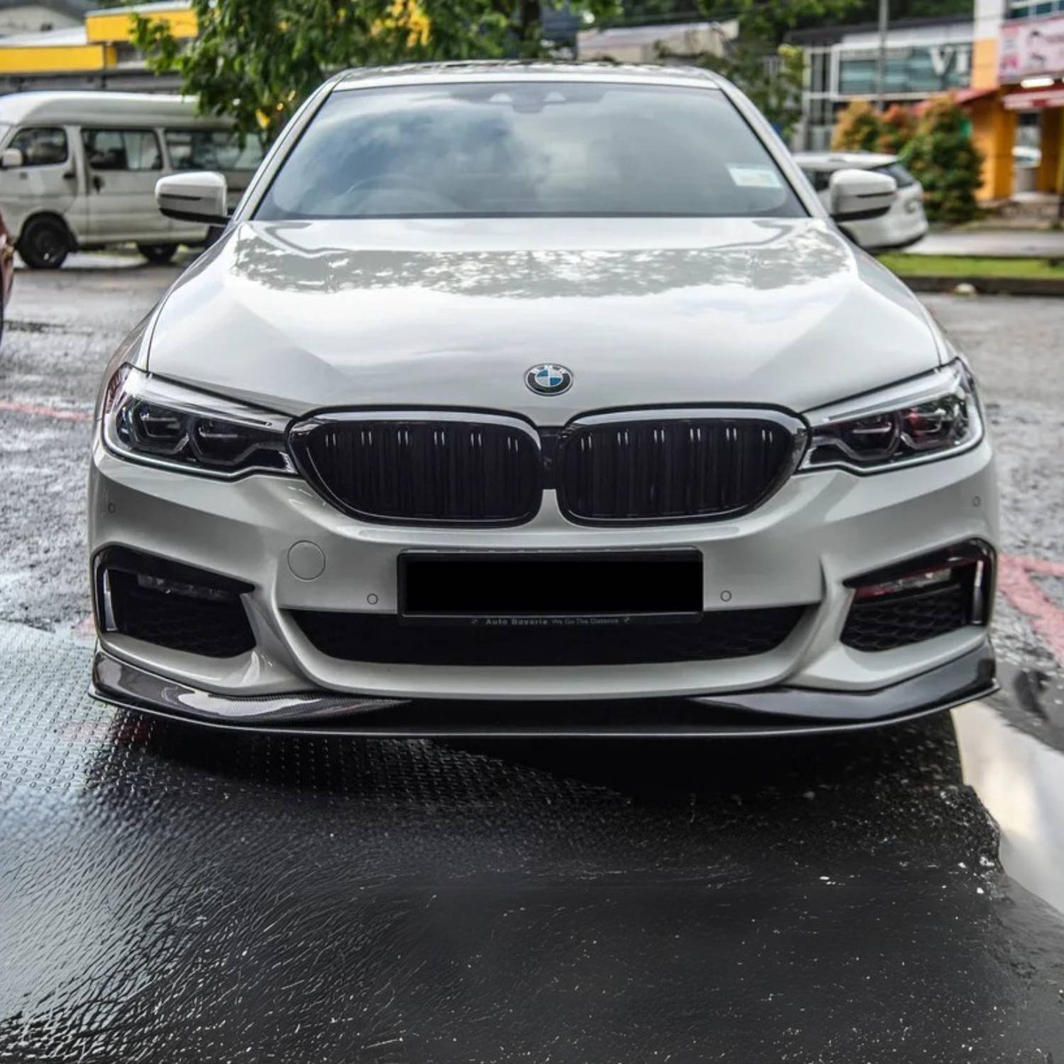 BMW 5 Series G30 M-Sport Carbon Fibre Ac Style Front Lip Splitter (2017-2020)