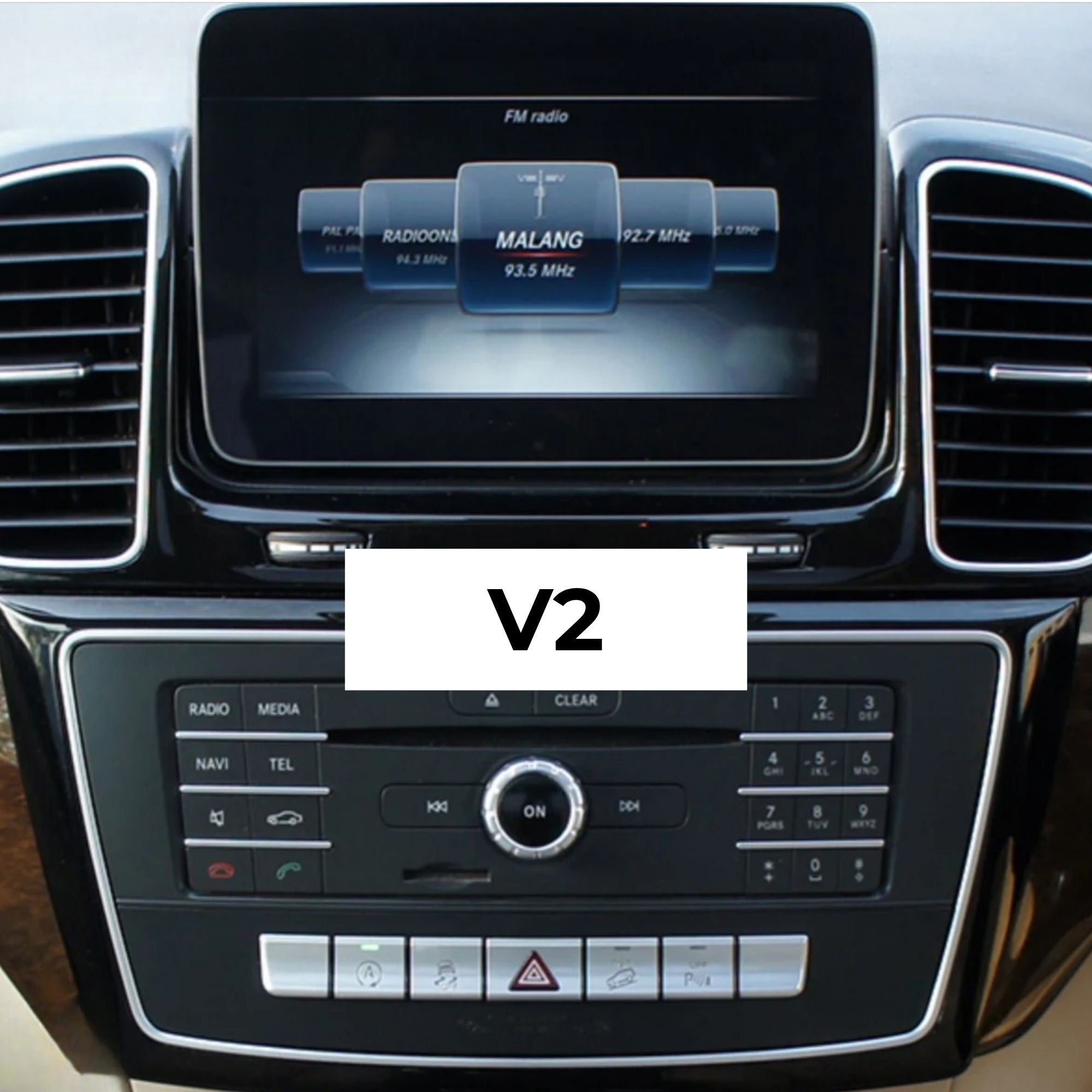 Mercedes GL/ML/GLE/GLS Class | X166 | 12.3" Apple CarPlay/Android Auto Touchscreen Display | (2011-2019)