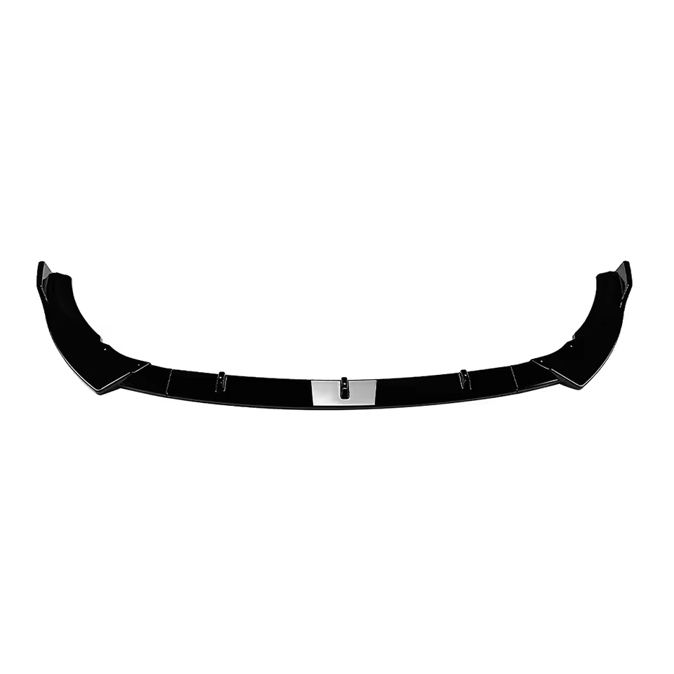 Mercedes C-Class W205 Facelift AMG Style Gloss Black Front Lip Splitter (2019-2021)