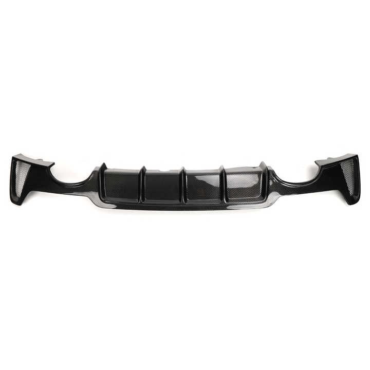 BMW 4 Series F32 F33 F36 Quad Exhaust Carbon Fibre M Performance Style Rear Diffuser (2014-2019)