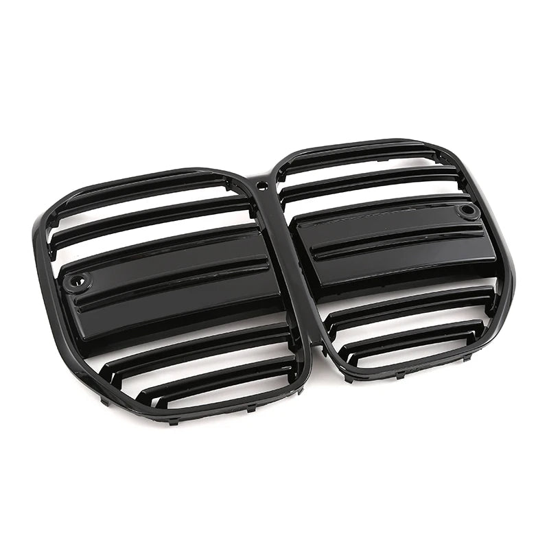 BMW 4 Series G22 G23 Gloss Black Double Slat Front Grill (2020+)