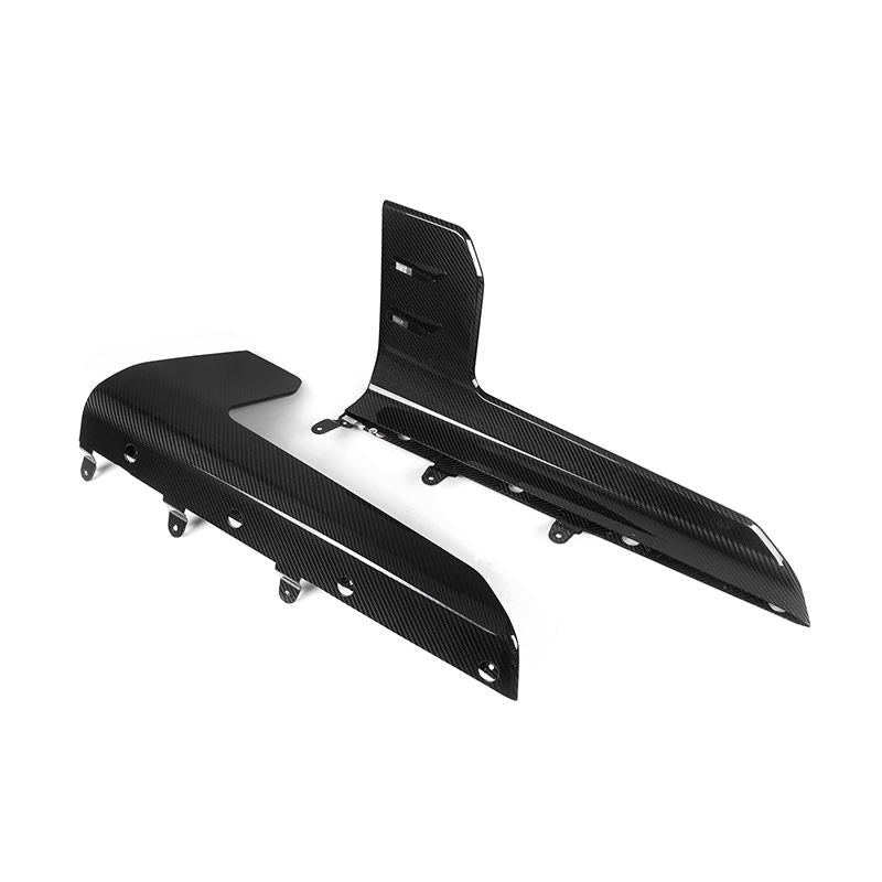 BMW M2 G87 Pre-Preg Dry Carbon Fibre Side Skirt Fins By OPTIC (2023+)