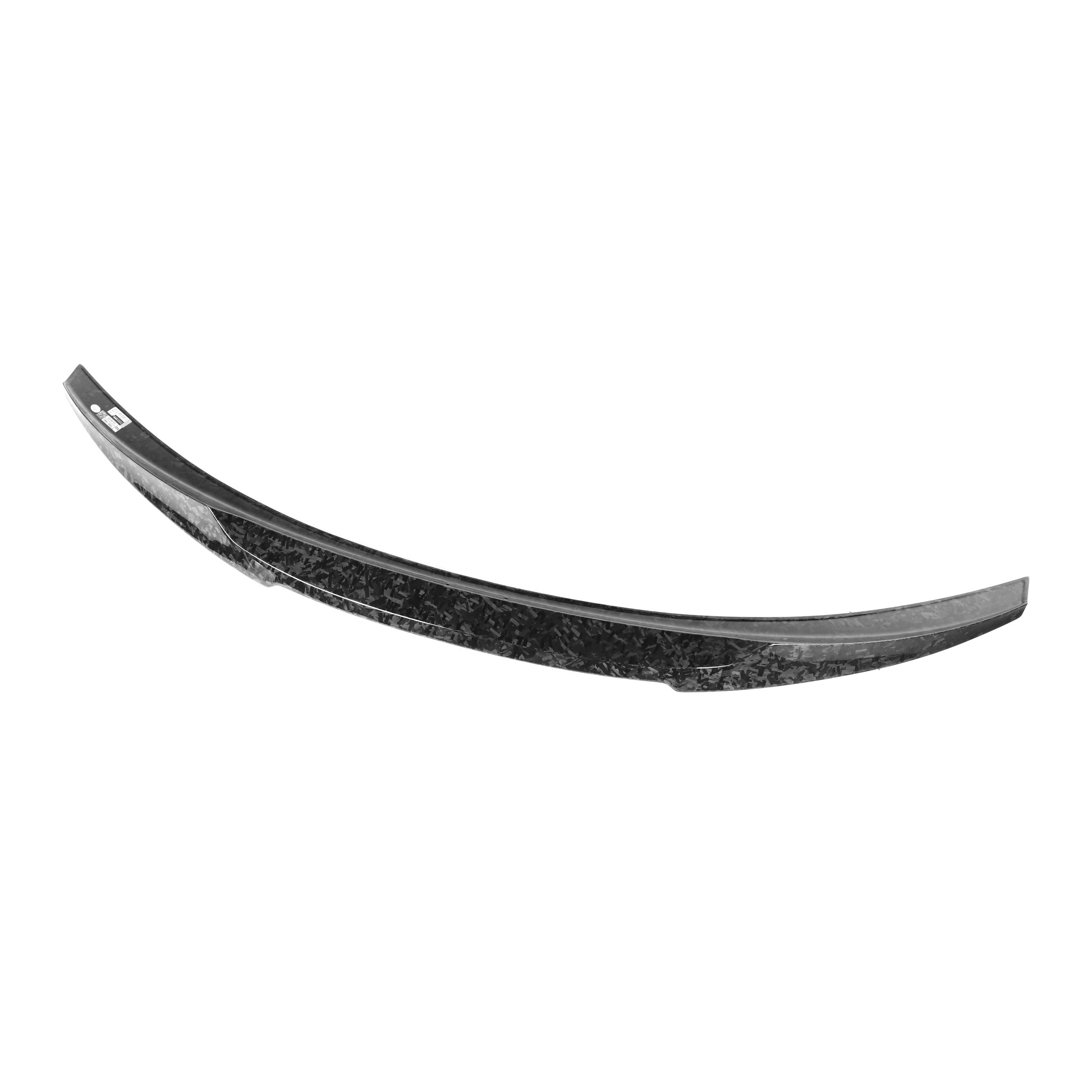 BMW 3 Series G20 / M3 G80 Pre-Preg Dry Forged Carbon Fibre M Style Rear Spoiler By OPTIC (2019+)