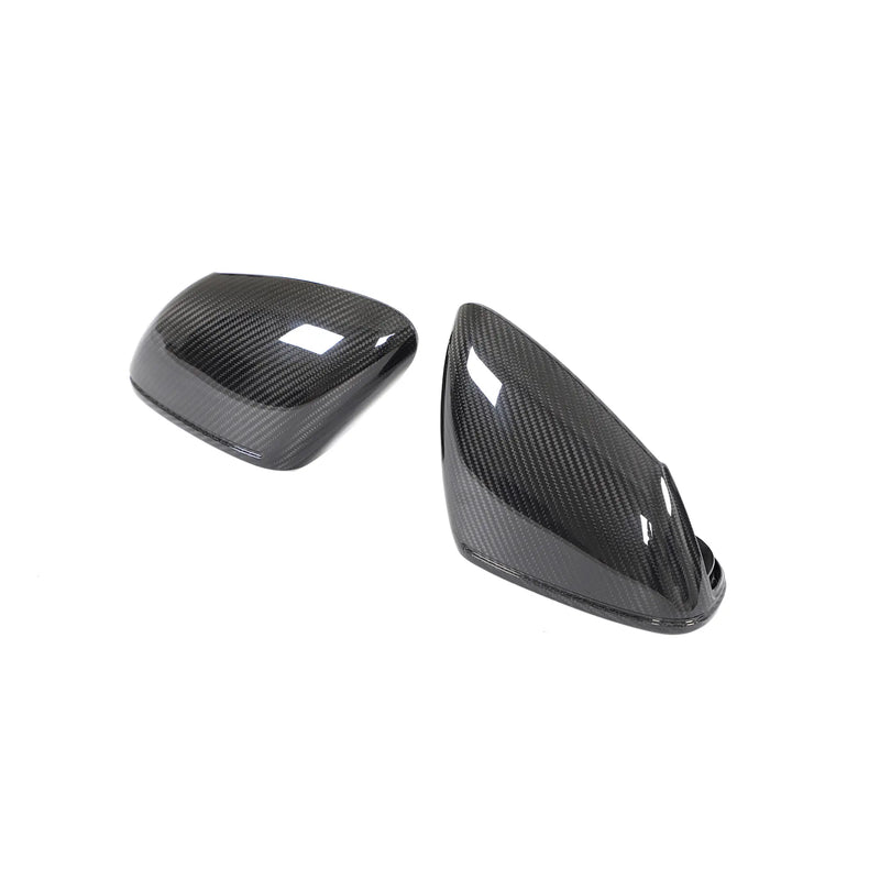 Porsche Taycan 9J1 Pre-Preg Dry Carbon Fibre Mirror Covers (2019-2021) By OPTIC