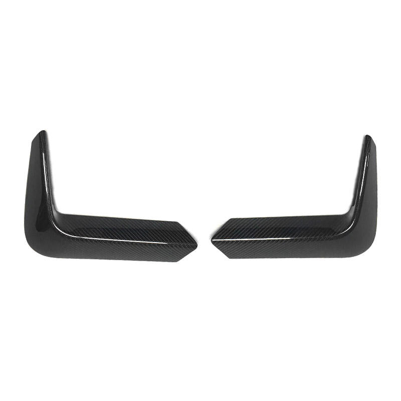 BMW M3 F80 / M4 F82 F83 Pre-Preg Dry Carbon Fibre Rear Bumper Fins By OPTIC (2012-2018)