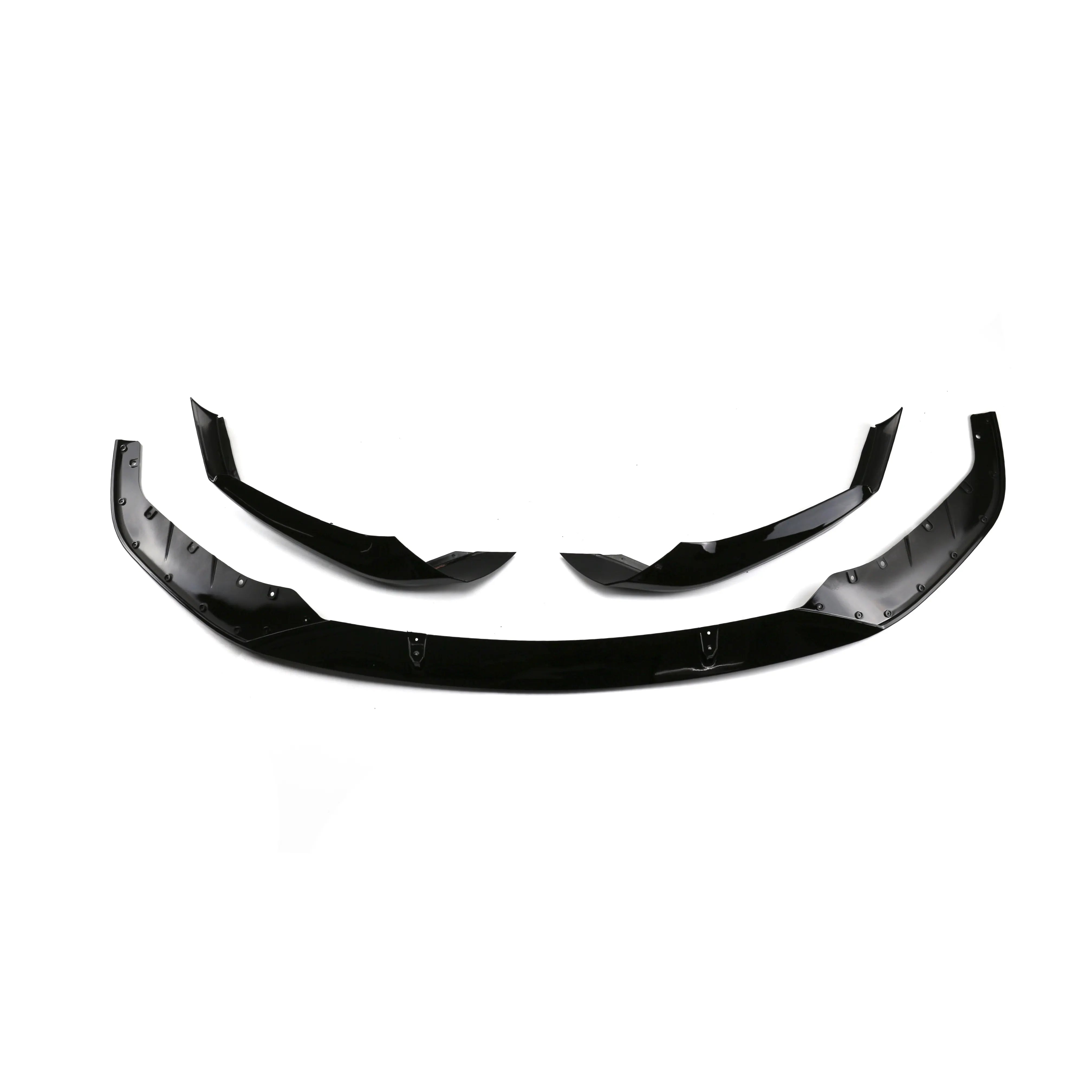 BMW 5 Series G30 G31 Gloss Black MP Style Front Lip Splitter (2017-2020)