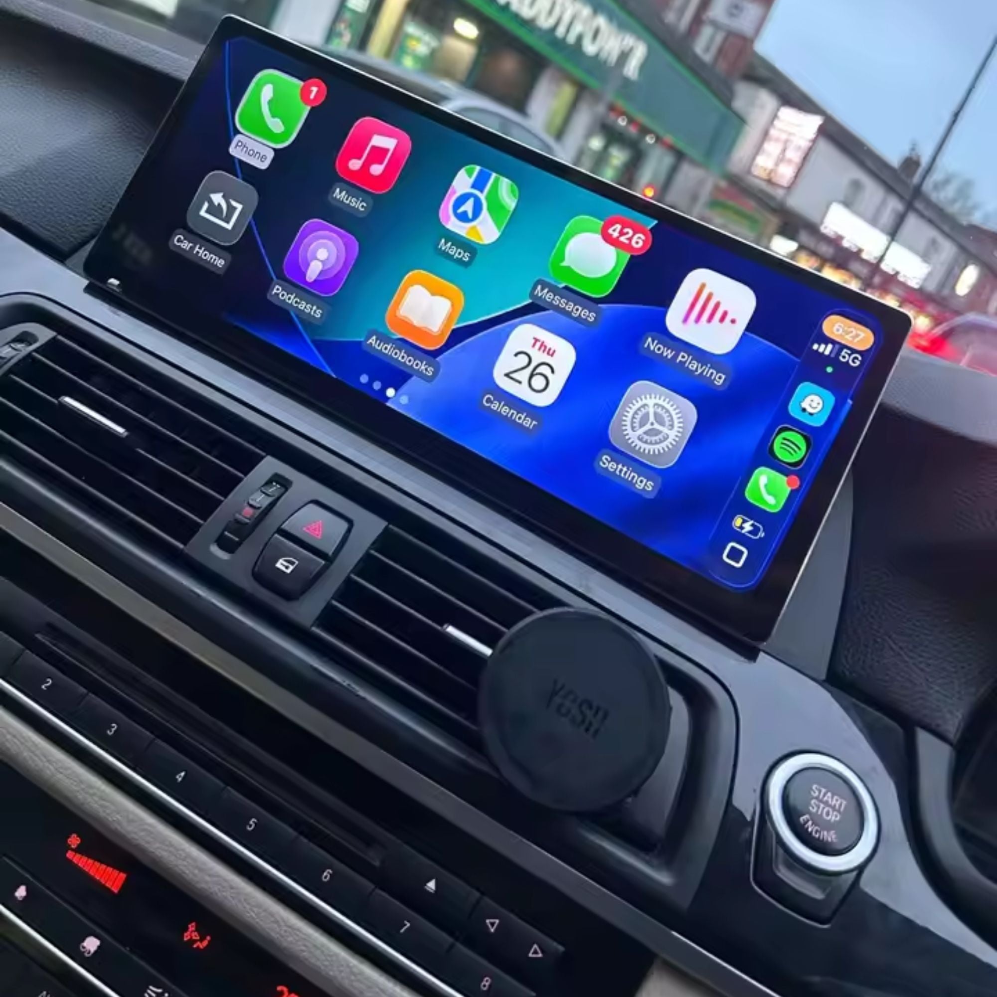 BMW 5 Series & M5 F10/F11 | 12.3" Apple CarPlay/Android Auto Touchscreen Display | (2010-2017)