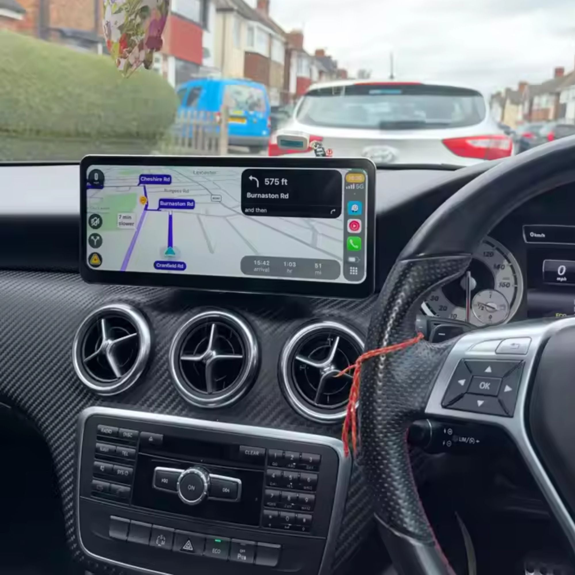 Mercedes A/CLA/GLA Class | W176/C177/X156 | 12.3" Apple CarPlay/Android Auto Touchscreen Display | (2013-2018)