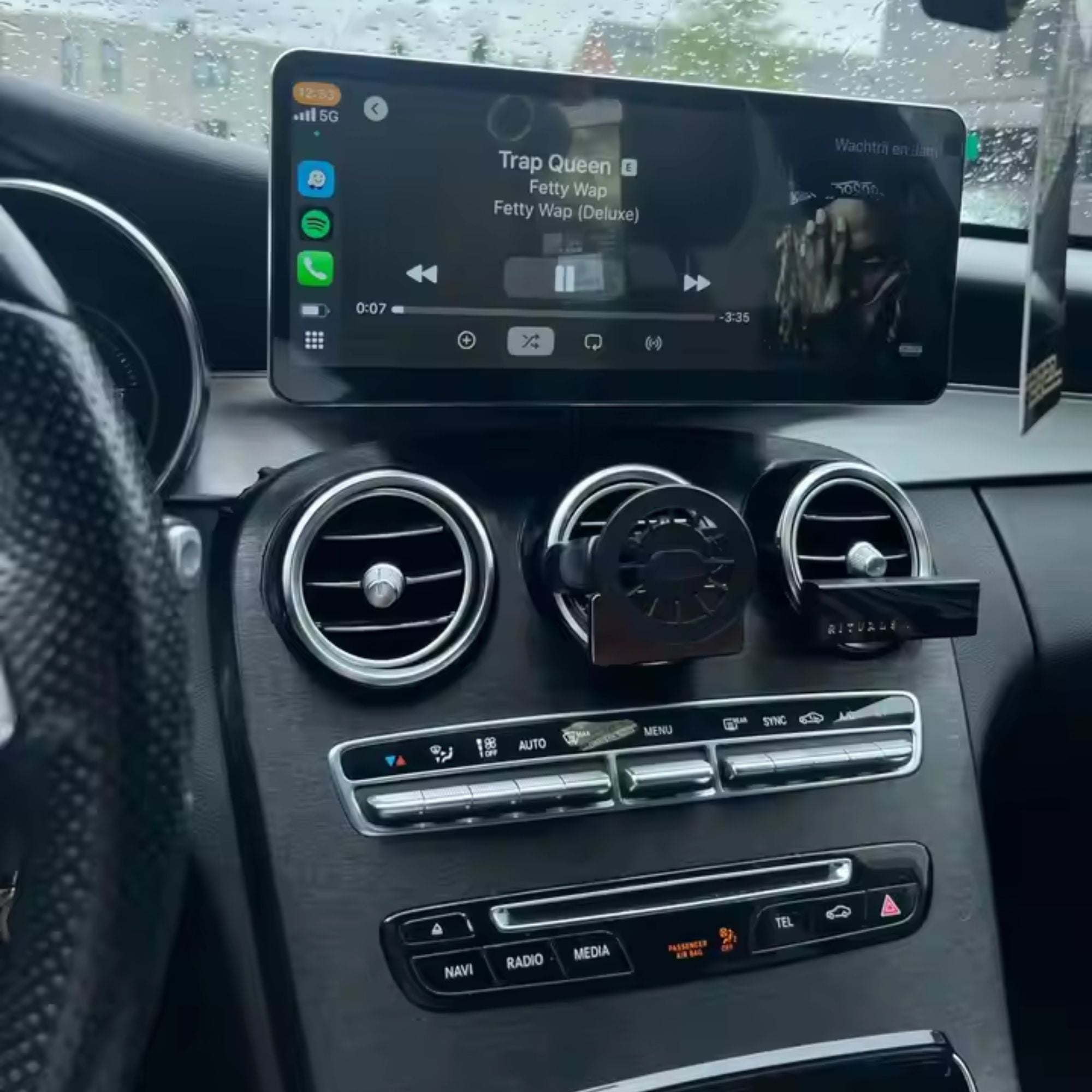 Mercedes C/GLC Class | W205/X253 | 12.3" Apple CarPlay/Android Auto Touchscreen Display | (2014-2019)