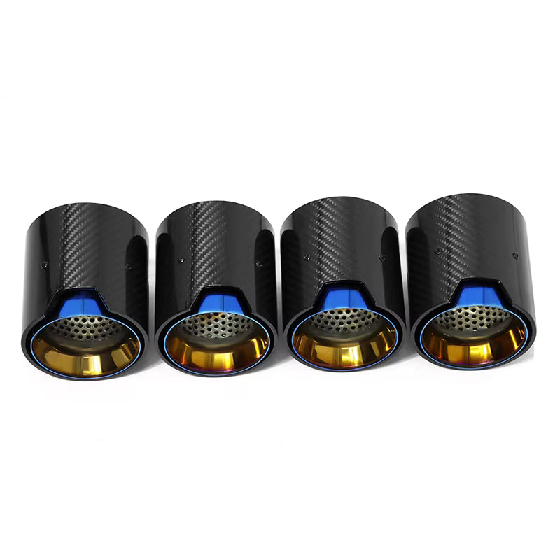 BMW M2 F87 Straight Cut Carbon Exhaust Tips