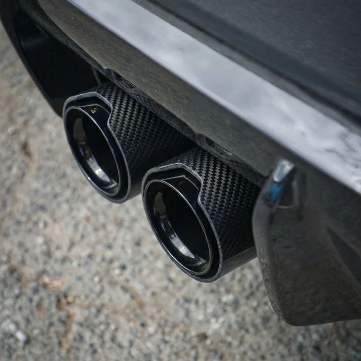 BMW 1 Series M135I/M140I (F20/F21) Straight Cut Carbon Exhaust Tips