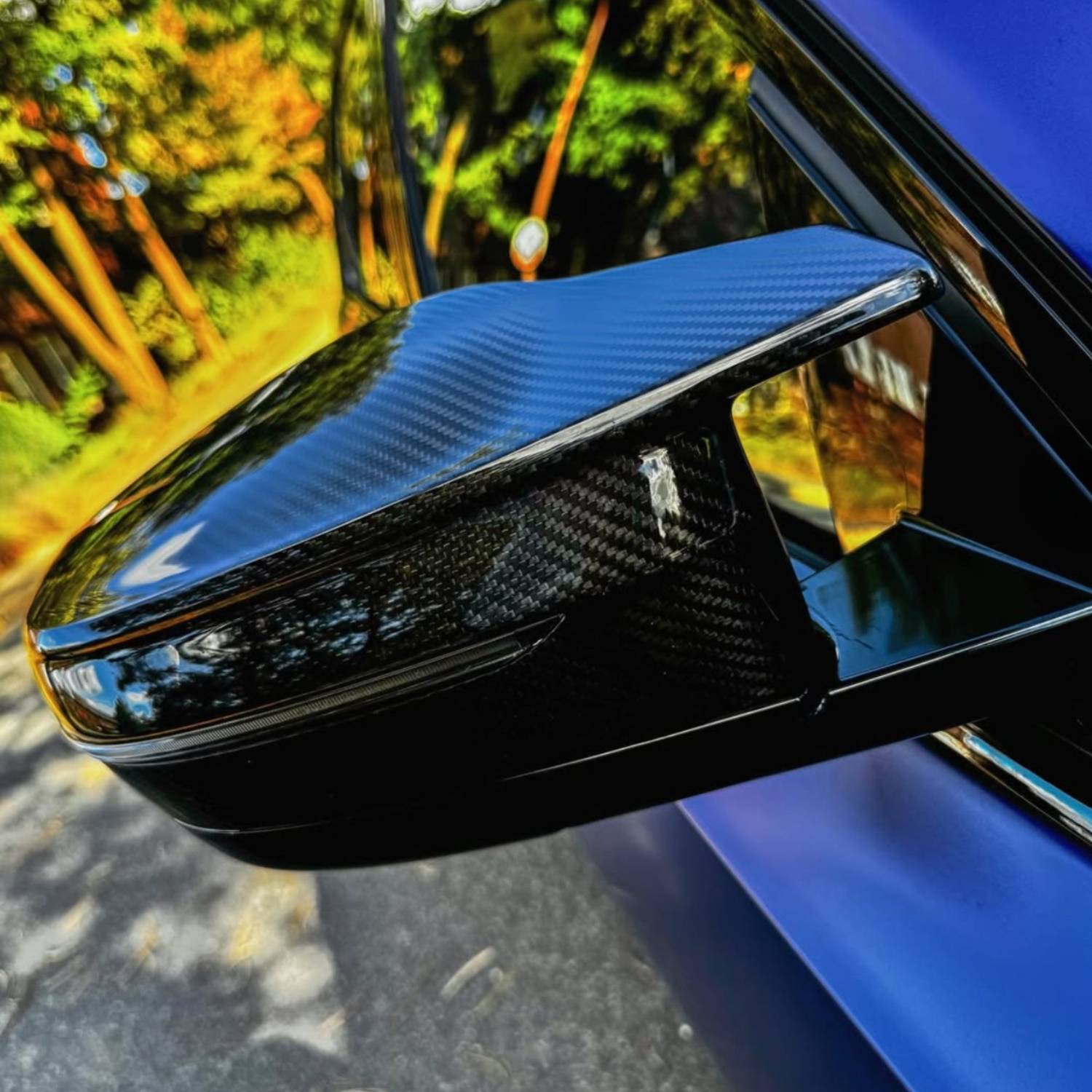 BMW 8 Series G14/G15/G16 M-Style Pre-Preg Dry Carbon Fibre Mirror Covers By OPTIC (2018+)