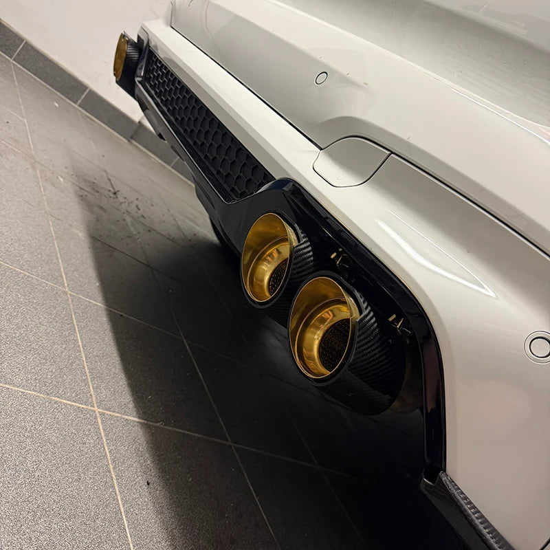 BMW X5M F95 | X6M F96 Slash Cut Carbon Exhaust Tips