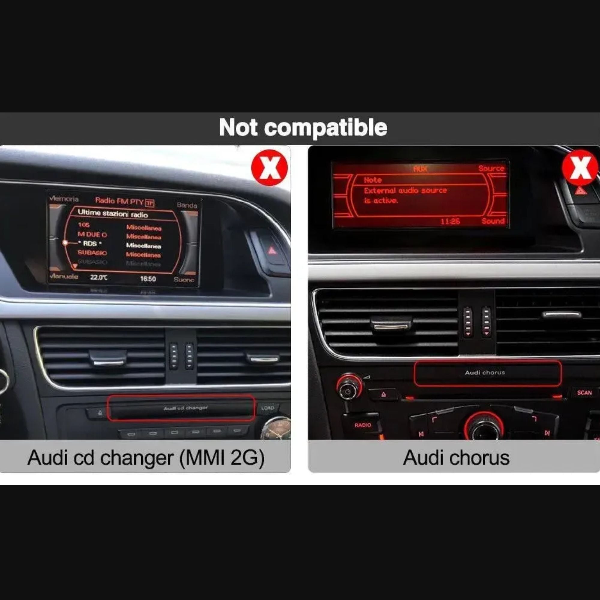 Audi Q5/SQ5 8R | 12.3" Apple CarPlay/Android Auto Touchscreen Display | (2009-2017)