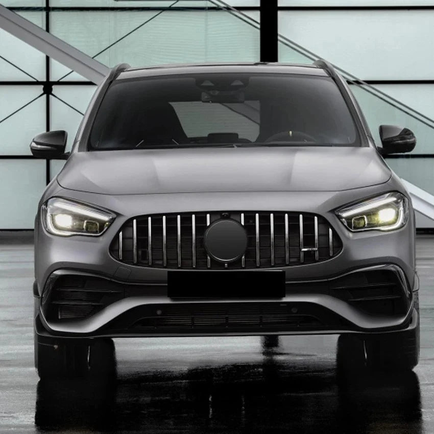 Mercedes GLA H247 Gloss Black Front Lip Splitter (2020-2023)